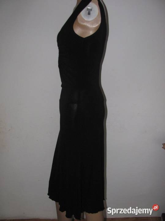 sukienka czarna BIK BOK r38 M lejąca się bez Zamość