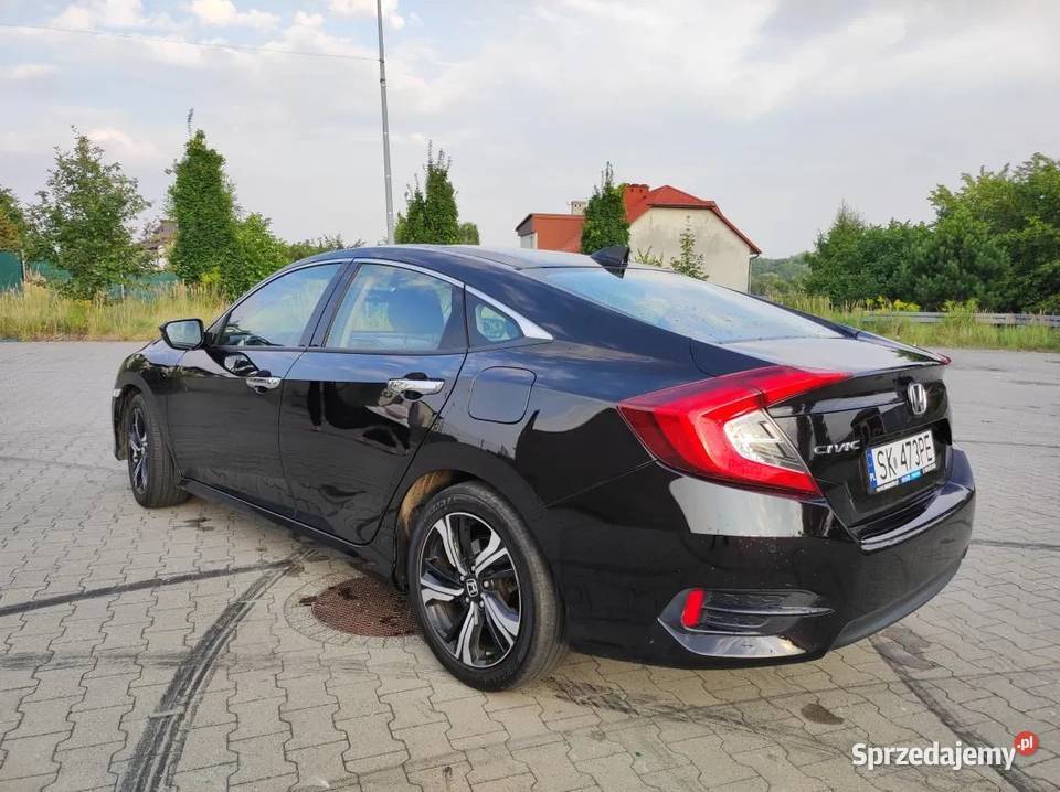 Honda Civic x 15 sedan salon polska ASO bezwypa Kraków sprzedam