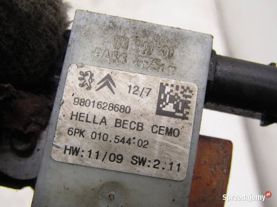 WIĄZKA INSTALACJA KLEMA MINUSOWA 12 VTI CITROEN osobowe Materiały instalacyjne