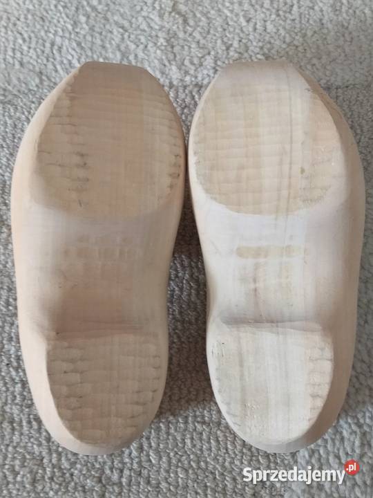 Prawdziwe drewniane holenderskie chodaki saboty Warszawa