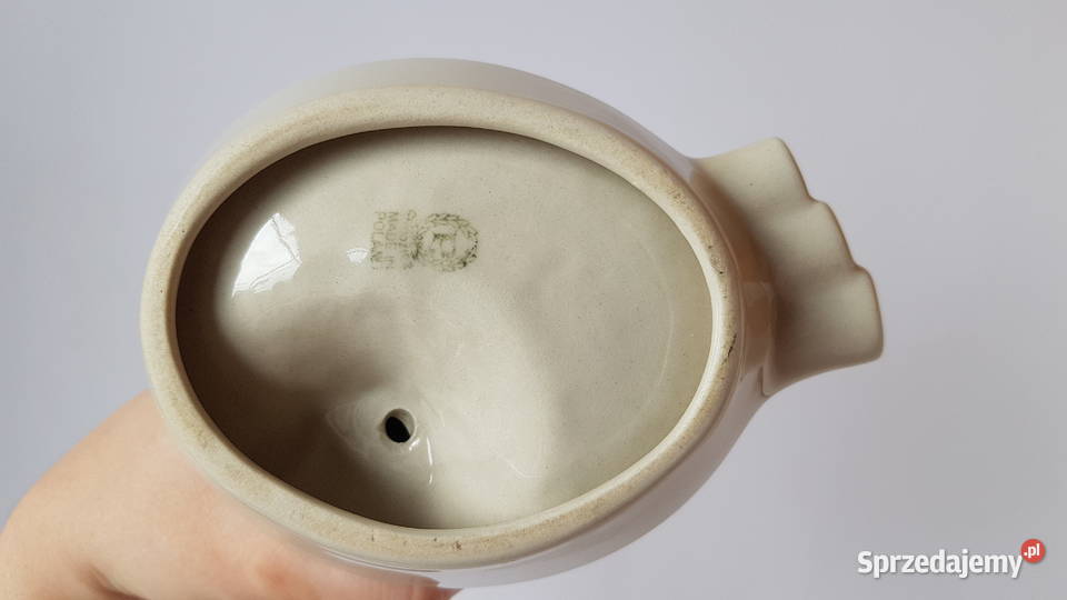 Popielniczka z ptaszkiem ptak Chodzież porcelit Dąbrowa Górnicza