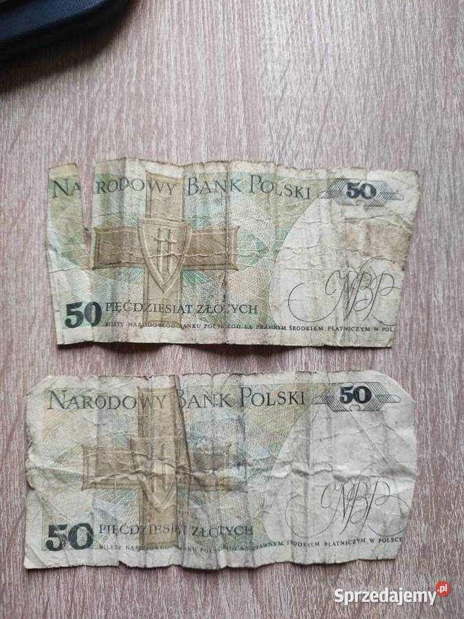 Banknoty PRL 50 Karol Świerczewski Białystok sprzedam
