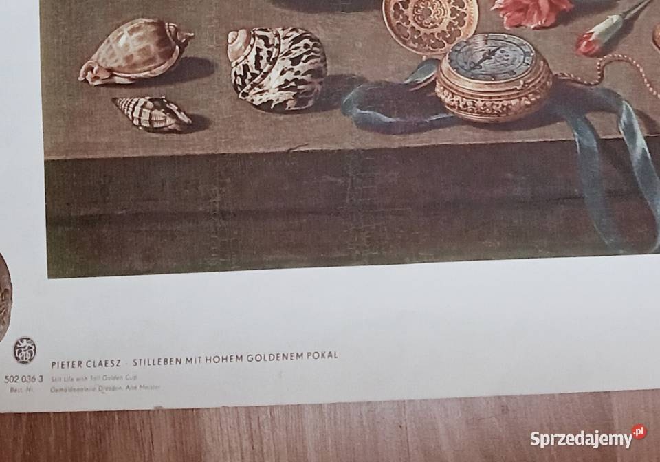 VINTAGE Plakat Muzealny Pieter Claesz Wyd Drezno Wrocław