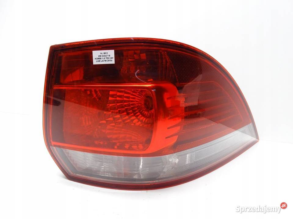 LAMPA PRAWA PRAWY TYŁ TYLNA W BŁOTNIK VW GOLF VI