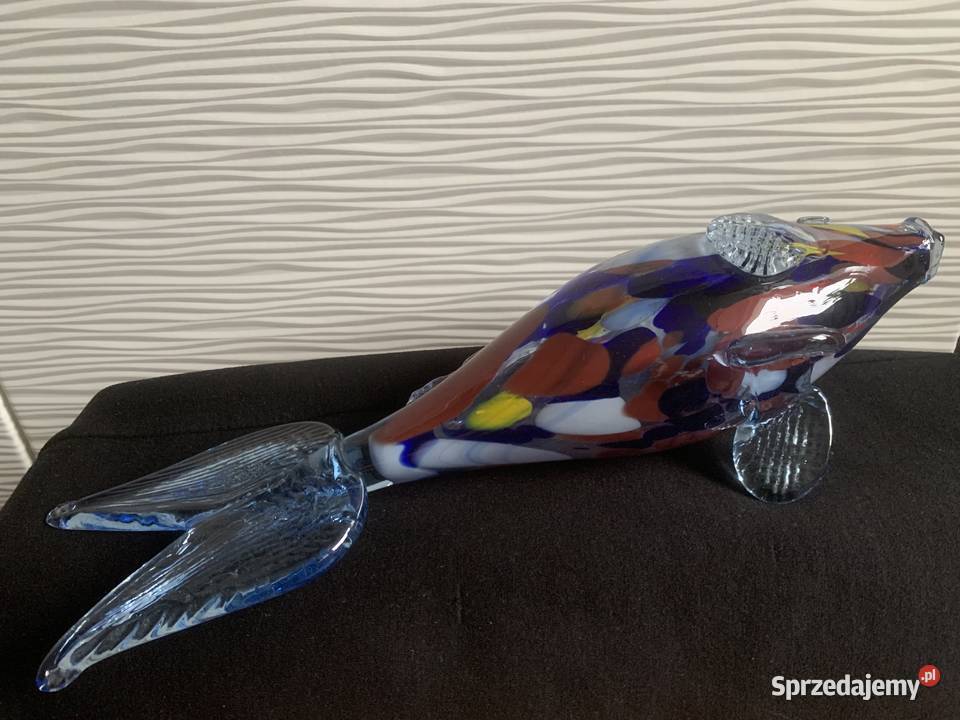 Szklana ryba PRL łódzkie Łowicz