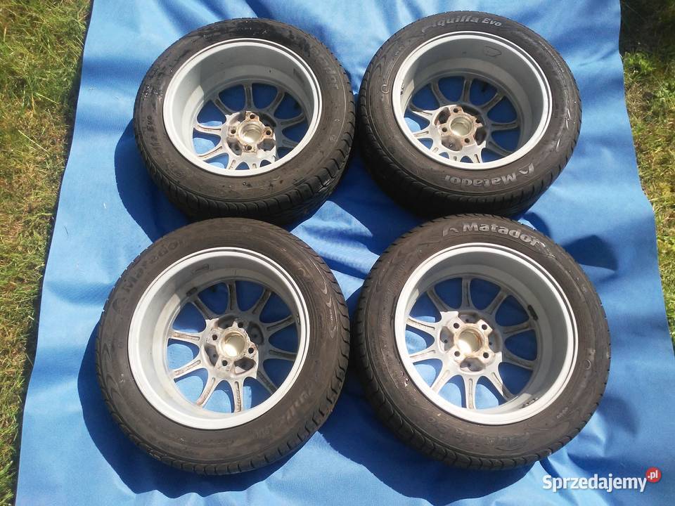 Felgi Dezent V 4x100 z oponami Matador 18560 R15 Poznań