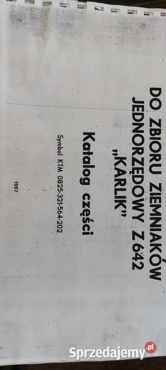 Części zamienne kombajn do ziemniaków karlik Wrocław