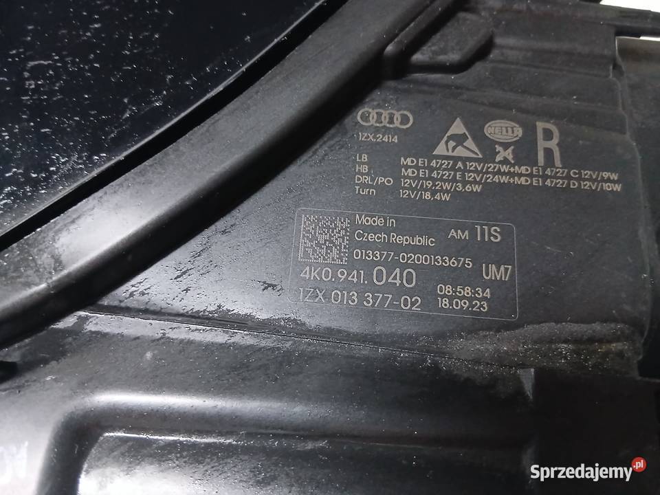 LAMPA PRZÓD AUDI A6 C8 FULL LED mazowieckie Warszawa