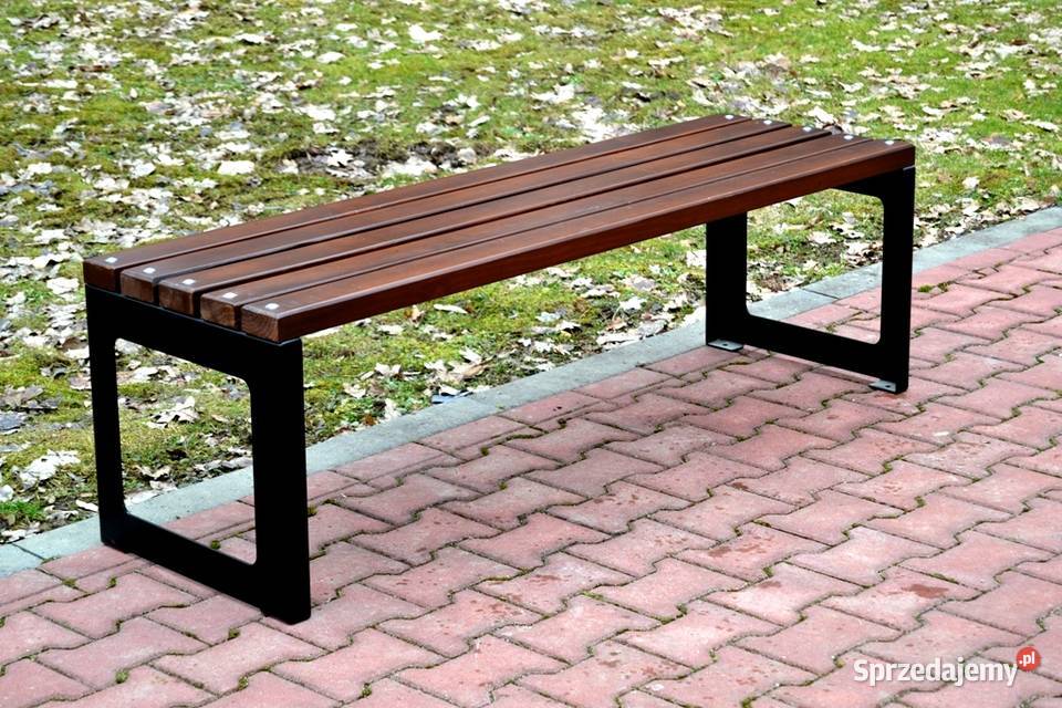 Ławka bez oparcia Parkowa Ogrodowa Miejska Targowiska