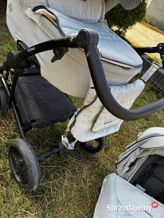 wózek Bebetto Torino model 05 jasny szary 2w1