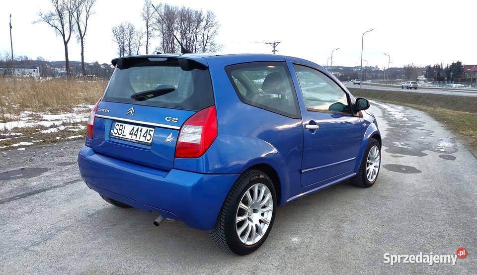 Citroen C2 2006 11 Benzyna Alufelgi Klimatyzacja nieuszkodzony Jasło