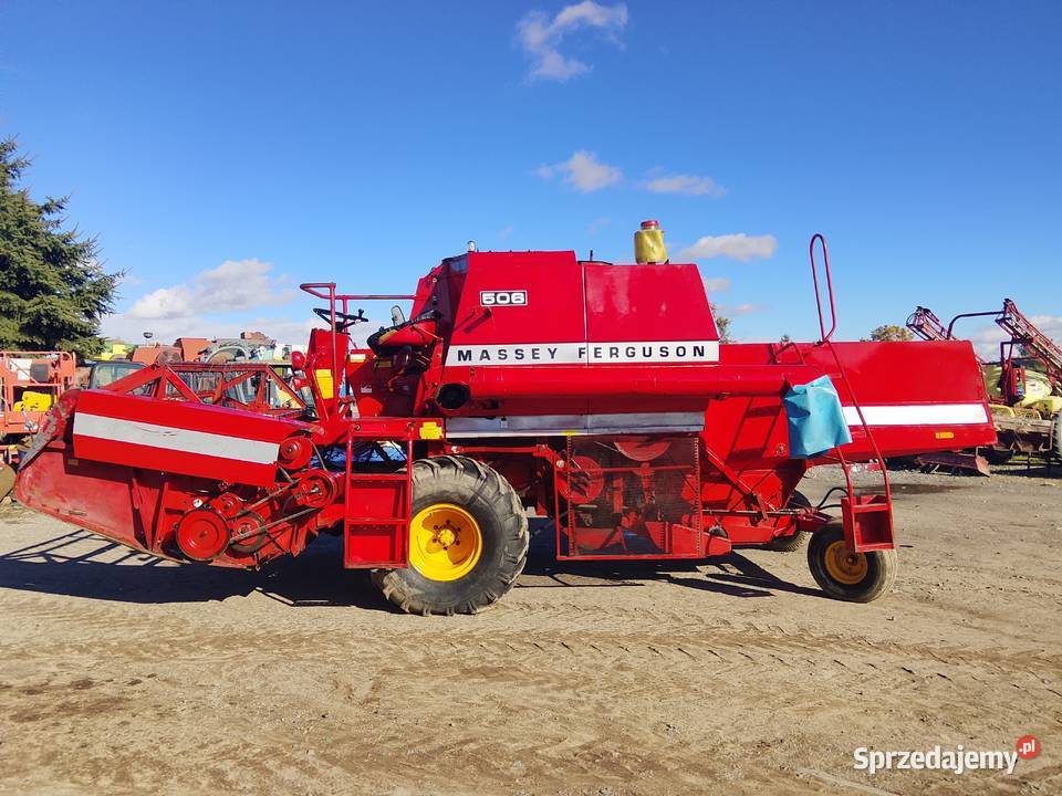 Kombajn Massey Ferguson 506 w oryginale heder 3m Zbożowe mazowieckie Skaryszew