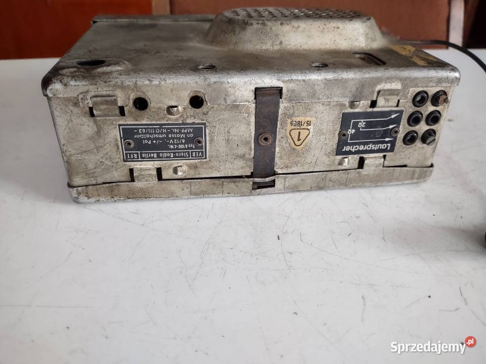 TRABANT WARTBURG RADIO 12V BERLIN ZABYTKOWE lubelskie Świdnik sprzedam