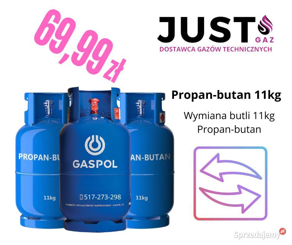 Propanbutan 11 Wymiana butli gaz do kuchenki Nowy Sącz