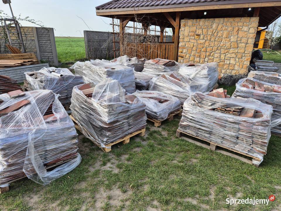 Oryginalna PoNiemiecka Dachówka Karpiówka Pokrycia dachowe Kłobuck