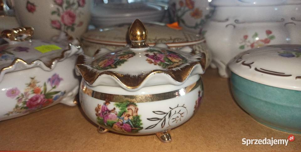 Puzderko szkatułka Ze scenami dworskimi Na 4 Gdańsk