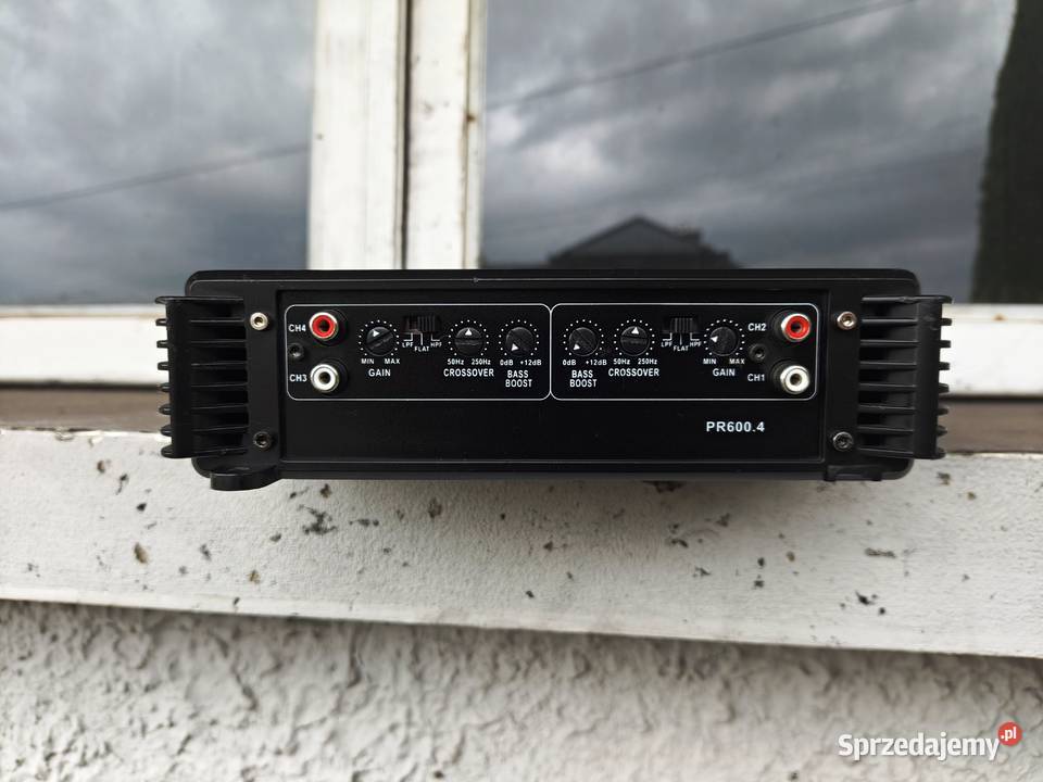 Wzmacniacz samochodowy 4 kanałowy Audiomedia PR Niegowonice sprzedam