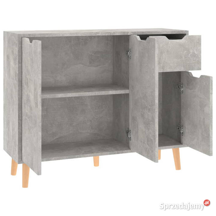 Szafka szarość betonu 90x30x72 materiał Meble Warszawa