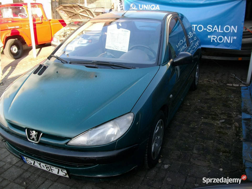 Peugeot 206 90 1997 3 diesel tan techniczny klimatyzacja