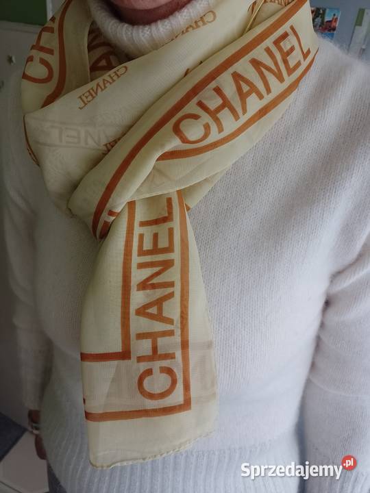 CHANELekskluzywny długi Szal biznesowy Dla kobiet Kraków sprzedam