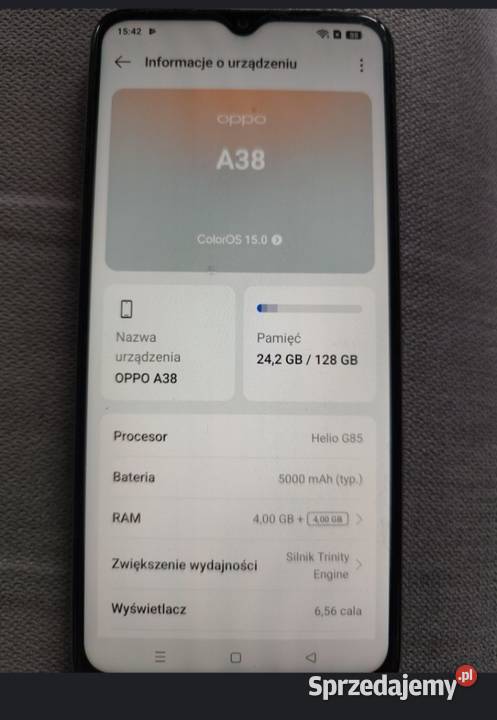 Oppo a 38 Stargard