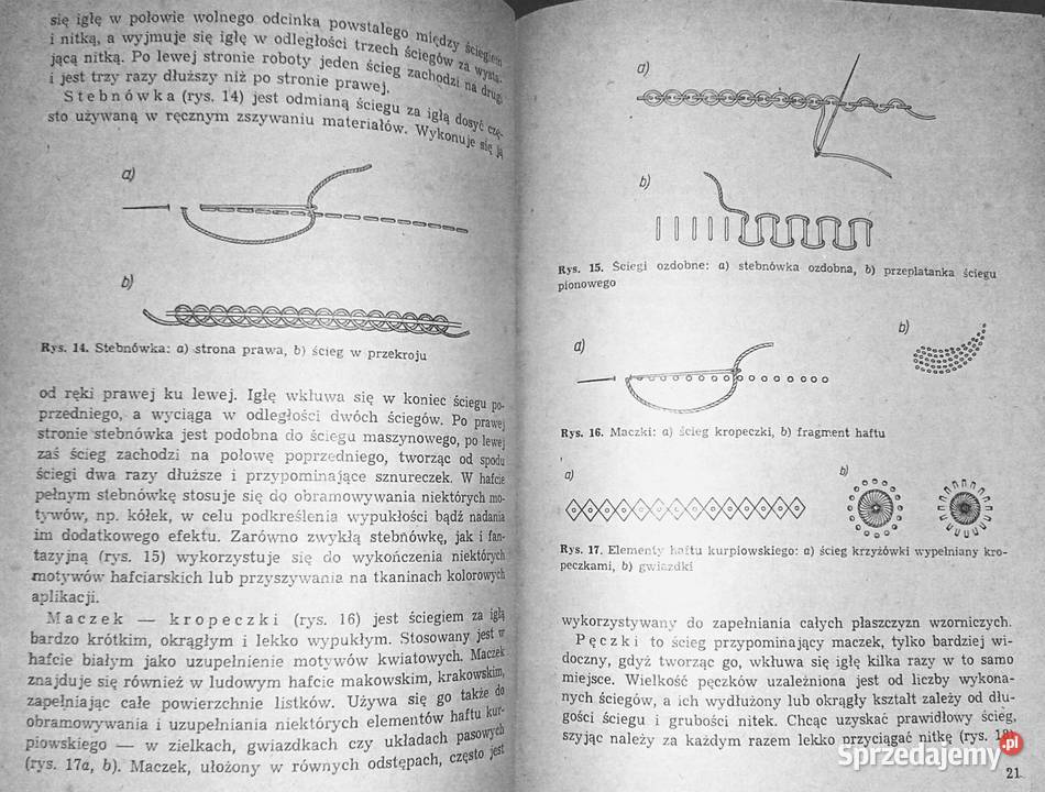 Hafty ręczne Irena Malinowska Chełm sprzedam