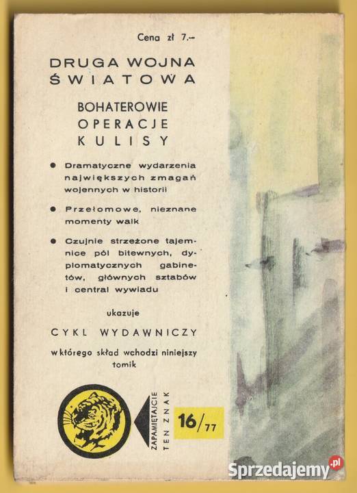 ŻÓŁTY TYGRYS MILCZĄCE FORTY 1977 łódzkie Łódź sprzedam