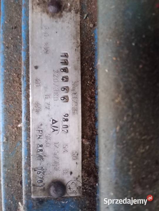 Silnik 3KW 220380W 960obr śląskie Katowice