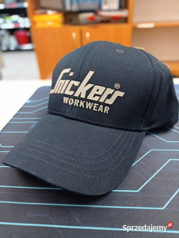 Czapka Snickers Workwear 9041 Logo Navy Black