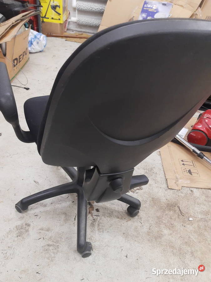 Fotel Krzesło Biurowe Czarne Obrotowe Fotele i krzesła obrotowe lubelskie Lublin sprzedam