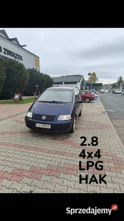 Volkswagen Sharan 28 4x4 LPG hak Lublin