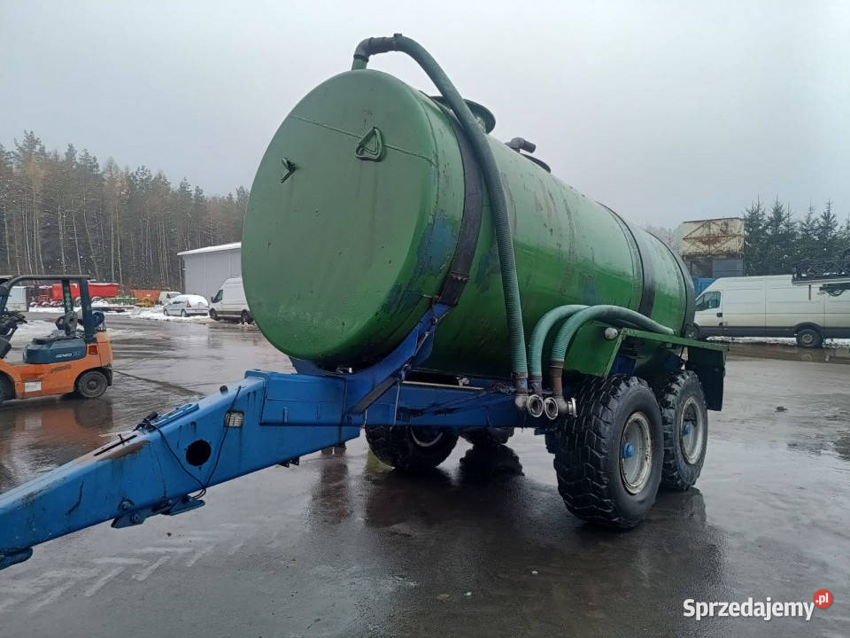 Wóz asenizacyjny HTS 10027 10 000 L pompa Maszyny rolnicze warmińsko-mazurskie