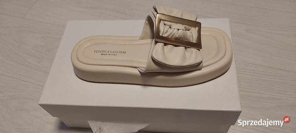 Sprzedam oryginalne włoskie klapki Frederica Obuwie sportowe