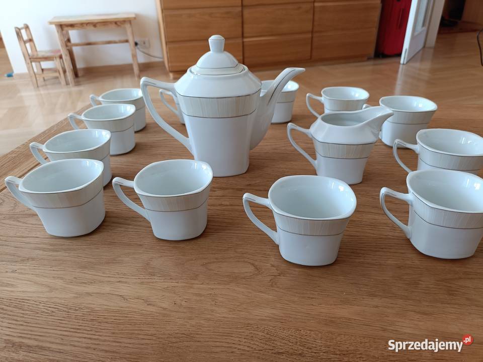 Elegancki zestaw kawowy Collezione Vittore Filiżanki i spodki Warszawa