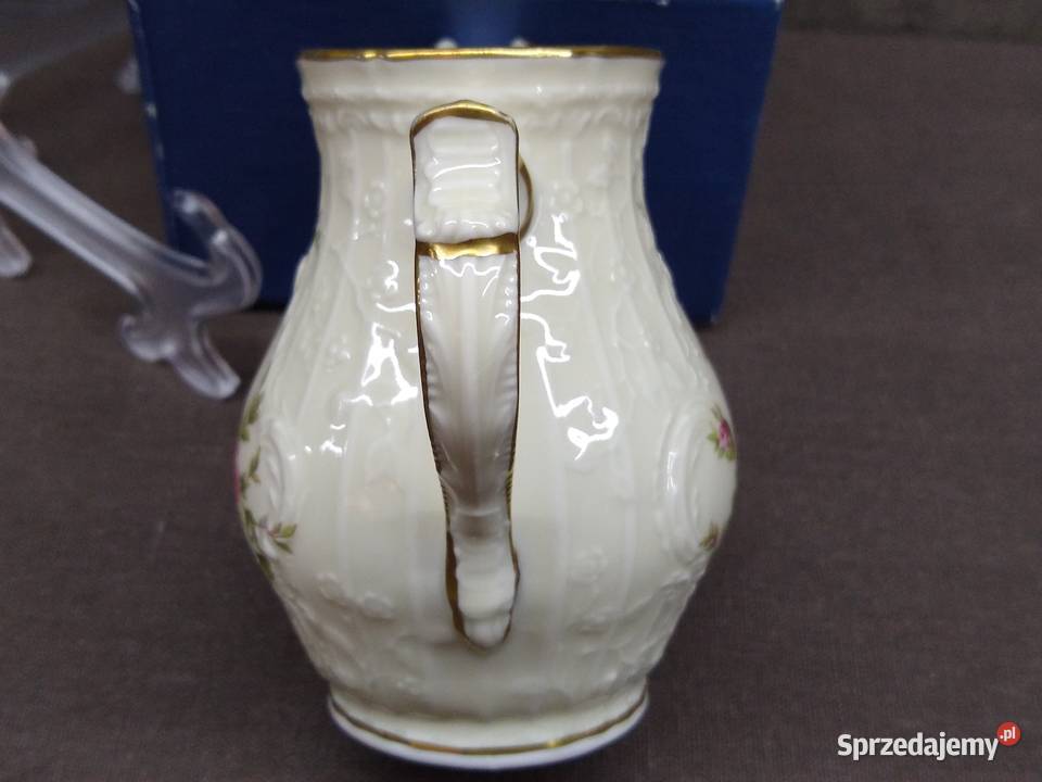 Mlecznik Rosenthal Sanssouci Ramona Classic Rose Porcelana i szkło wielkopolskie Kalisz