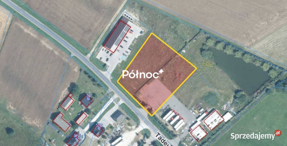 Działka inwestycyjna pod stację paliw myjnię lubelskie Wandopol
