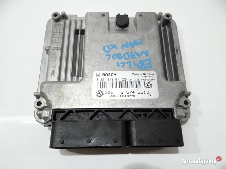 KOMPUTER STEROWNIK SILNIKA BMW X1 E84 LCI N47 osobowe Strzyżewice