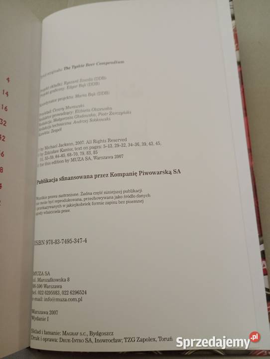Tyskie vademecum piwa Warszawa 2007 Katowice