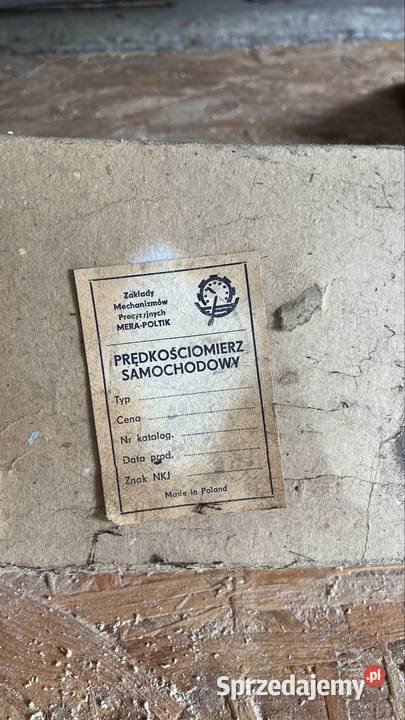 Prędkościomierz mera poltik PRL do motocykla mazowieckie Warszawa