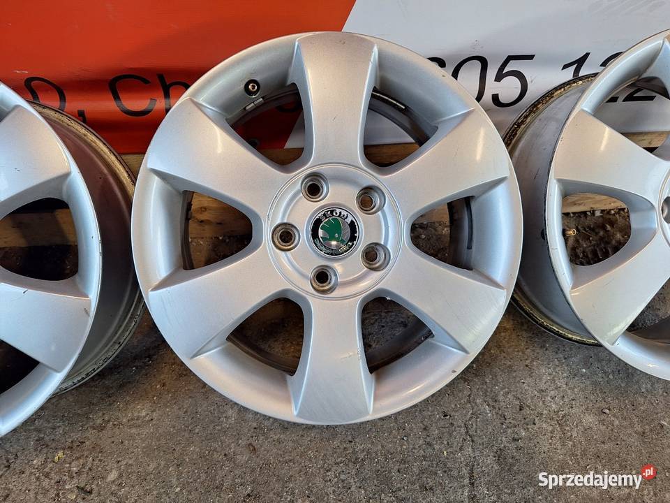 Alufelgi 5x112 16 ET50 SKODA Octavia II III koła kujawsko-pomorskie Choceń sprzedam