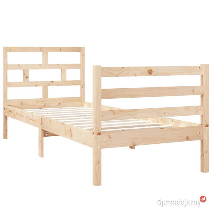 Rama łóżka lite drewno 75x190 WM3101243 195cm Warszawa