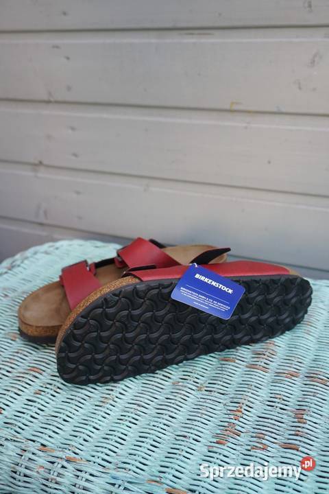 Birkenstock Arizona BS Pull Up Bordeaux 43 Nowe 28cm sprzedam