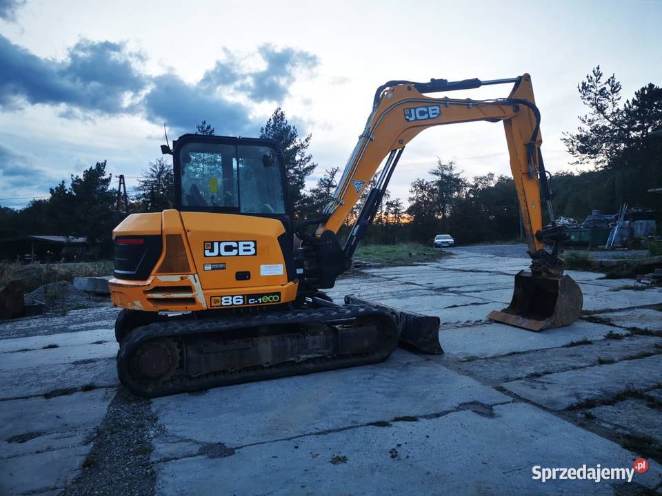 Koparka gasienicowa JCB 86 C1 2018 3 łyżki 2018 śląskie Cieszyn