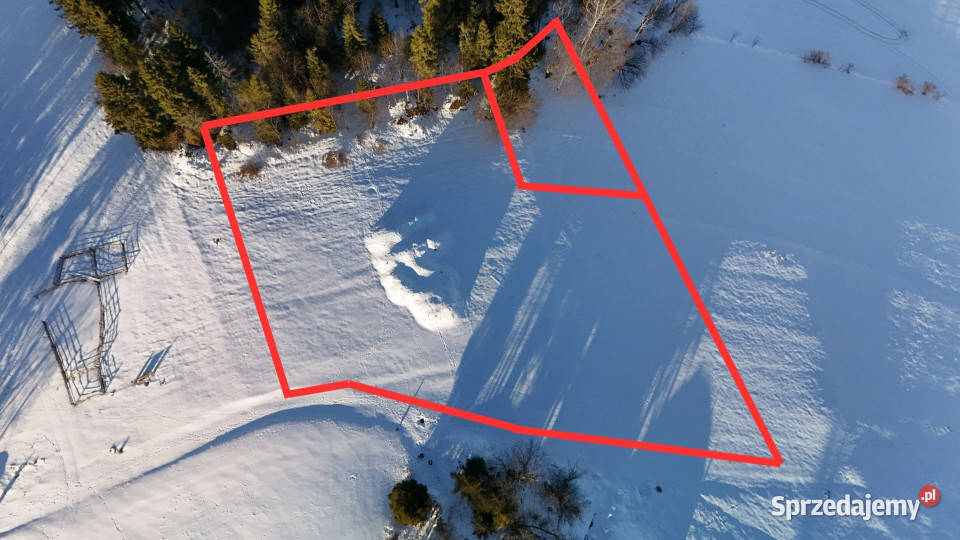 Tatry w zasięgu wzroku działka 2991 m budowlana małopolskie Gliczarów Dolny