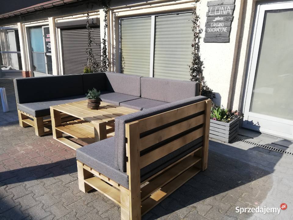 Drewniany zestaw mebli ogrodowych śląskie Siemianowice Śląskie sprzedam