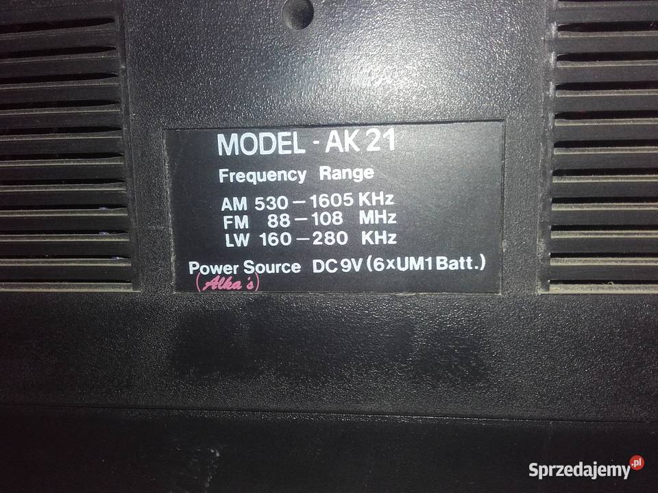 Radiomagnetofon international AK21 Jamnik PRL Będzin