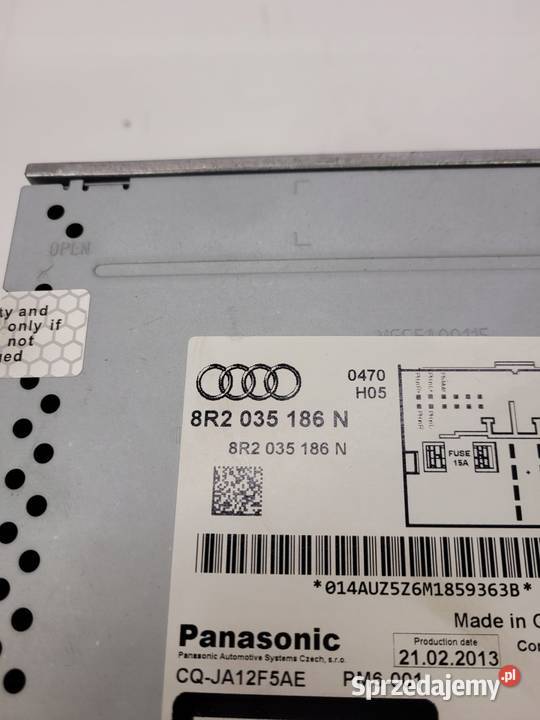 RADIO ZMIENIARKA CD AUDI A4 A5 Q5 LIFT osobowe Części samochodowe Przystajń sprzedam