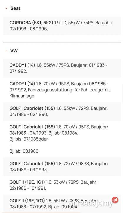 Nowy alternator VW T4 Golf Jetta Audi 80 A6 100 Wrocław sprzedam