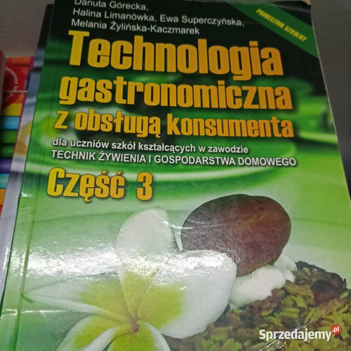 Technologia gastronomiczna książki kucharskie Kultura i Rozrywka Warszawa
