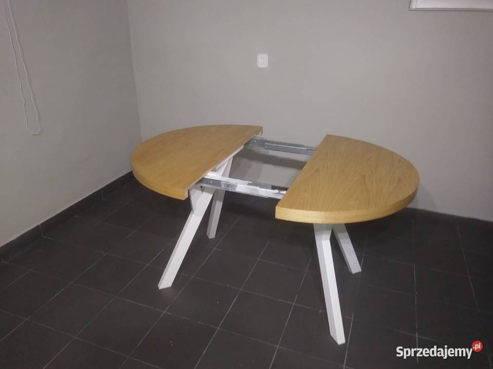 Stół okrągły 100 plus 3 wkładki 100cm sprzedam
